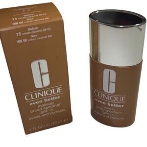 Clinique Even Better‎ Evens & Corrects SPF 15 Makeup NIB
